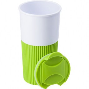Plastic drinking mug (500 ml)